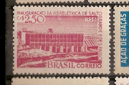Brazil ** &  Inauguração Da Hidroeléctrica De Salto Grande E De São Paulo 1958 (648) - Unused Stamps