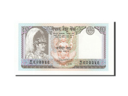 Billet, Népal, 10 Rupees, 1981-87, Undated, KM:31a, NEUF - Nepal