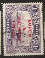 OC 61  Obl  Dent 15  250 - OC55/105 Eupen & Malmédy