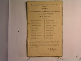 Octeville - Communion Solennelle Et Confirmation - 12 Et 13 Juin 1930 - Image De Ste Jeanne D'Arc - Octeville