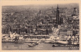 Cp , BELGIQUE , ANVERS , La Rade (Vue Prise En Avion) - Antwerpen