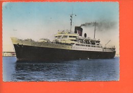 Bateaux - Paquebot "Ville D´Alger" Cie Gle Atlantique (non écrite Au Dos) - Steamers