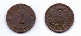 Germany 2 Pfennig 1912 E - 2 Pfennig