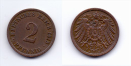 Germany 2 Pfennig 1913 D - 2 Pfennig