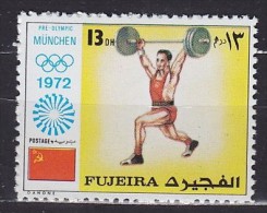 1972 Fujairah Fujairah Fujeira  ** MNH Haltérophilie Weightlifting Gewichtheben Levantamiento De Pesas [DL20] - Weightlifting