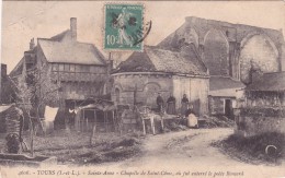 CPA 37 @ TOURS LA RICHE En 1909 @ Sainte Anne - Chapelle De Saint Côme Où Fut Enterré Le Poète Ronsard - La Riche