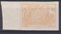 Belgique Essai : TR 14 *** ND - 1894 - Proeven & Herdruk