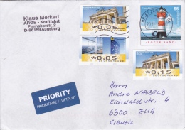Brief 2015 Nach Zug/Schweiz (s081) - Briefomslagen - Gebruikt