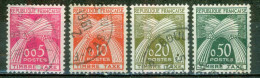 Gerbes De Blé - FRANCE - Timbre Taxe - N° 90-91-92-93 - 1960 - 1960-.... Oblitérés