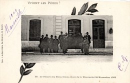 13 - MARSEILLE  Le Départ Des Pères (Gare De La Blancarde) Le 21 Novembre 1903 - Cinq Avenues, Chave, Blancarde, Chutes Lavies