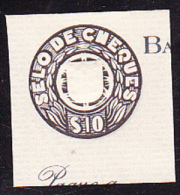 SELO DOE CHEQUES - $10 - Usado