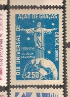 Brazil ** & 50 Years Of The Universal Day Of Thanksgiving, Christ On The Mount Concorvado 1959 (686) - Ungebraucht