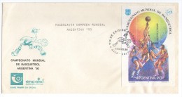 ARGENTINA 1990 WORLD CHAMPIONSHIP BASKETBALL YUGOSLAVIA CAMPEON MUNDIAL BASKETBALL SPORT - Cartas & Documentos