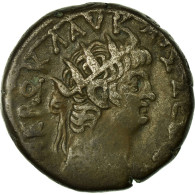 Monnaie, Néron, Tétradrachme, Alexandrie, TTB, Billon, Milne:238 - Röm. Provinz