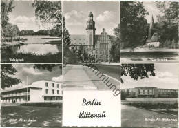 Berlin-Wittenau - Altersheim - Schule - Volkspark - Foto-AK Grossformat - Verlag Foto-Hübner Berlin-Heiligensee - Reinickendorf