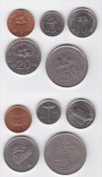 Malaysia Circulation Coins 1989-2011 2rd Series Hibuscus & Cultural Artifacts - Malaysie