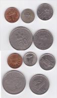 Malaysia Circulation Coins 1989-2011 2rd Series Hibuscus & Cultural Artifacts1 - Malaysia