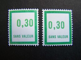 FRANCE FICTIFS NEUF ** SANS CHARNIERE MARIANNE DE CHEFFER  N°F175  (FICTIF F 175)  VALEUR DECALEE - 1967-1970 Maríanne De Cheffer