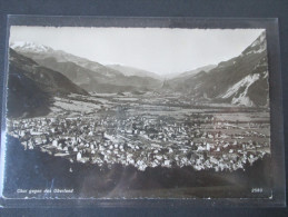 AK / Echtfoto Schweiz 1943 Mit Feldpoststempel. Feldpostnummer 5120. Chur Gegen Das Oberland - Coire