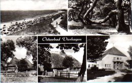 Dierhagen - S/w Mehrbildkarte 9 - Fischland/Darss