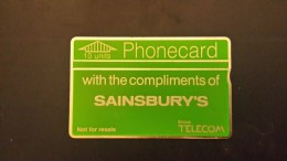 United Kingdom-(btx 001)-sainsbury's With Compliments-(070k)-( Price In Cataloge-25.00£)-+4prepiad Free - Sonstige & Ohne Zuordnung