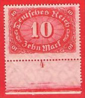 MiNr.175 UR  Deutschland Deutsches Reich - Infla