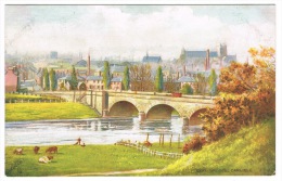 RB 1071 -  Early Raphael Tuck Postcard - Eden Bridge - Carlisle Cumbria - Carlisle