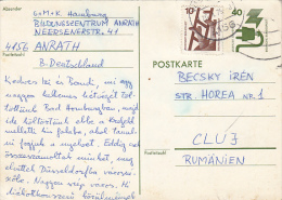 32666- WORK SAFETY STAMP ON POSTCARD STATIONERY, 1975, GERMANY - Postcards - Used