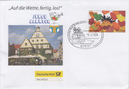 32668- YOUNG COLLECTORS, PHILATELISTS, COVER STATIONERY, 2008, GERMANY - Briefomslagen - Gebruikt