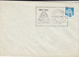 32717- MOUNTAIN RESCUE SPECIAL POSTMARK, POPULAR ART STAMPS ON COVER, 1984, ROMANIA - Cartas & Documentos