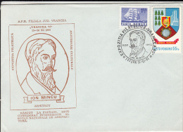 32725- ION MINCU, ARCHITECT, SPECIAL COVER, 1982, ROMANIA - Covers & Documents