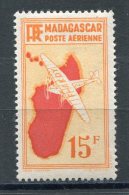 MADAGASCAR  N° 24 *  (Y&T)  (Poste Aérienne) (Charnière) - Poste Aérienne