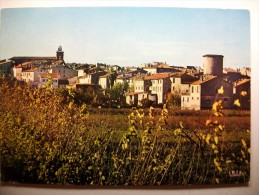 Carte Postale Le Muy Son Eglise Et La Tour De Charles Quint (oblitérée 1981) - Le Muy