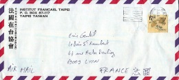 TAIWAN 1996         Ayant Voyagé De Taipei à Lyon - Storia Postale