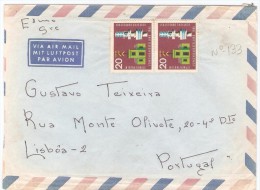 CARTA CIRCULADA DA ALEMANHA PARA PORTUGAL - Lettres & Documents