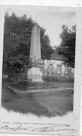 CHARNY MONUMENT ELEVE A LA MEMOIRE DES COMBATTANTS DE 1870-1871 (CARTE PRECURSEUR) - Charny