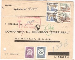 CARTA CIRCULADA EM PORTUGAL - Storia Postale