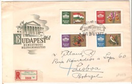 FDC CIRCULADO HUNGRIA PARA PORTUGAL - Storia Postale