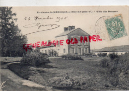 87 - MEZIERES SUR ISSOIRE - VILLA  DES BROSSES - 1906- MARGUERITE AUDUBERT AIX EN PROVENCE MANUFACTURE ALLUMETTES - Meziere Sur Issoire