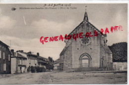 87 - MEZIERES SUR ISSOIRE -  PLACE DE L' EGLISE  1928 - Meziere Sur Issoire