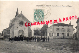 87 - MEZIERES SUR ISSOIRE -AVENUE DU CHAMP DE FOIRE -  EDITEUR JSD 4   1905- A MLLE MARCHADIER LA GACHERIE NOUIC - Meziere Sur Issoire