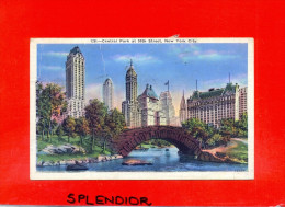 USA-New York City-Central Park At 59 Th Street-1935 - Central Park
