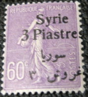 Syria 1924 Sower Overprint 3p - Used - Oblitérés