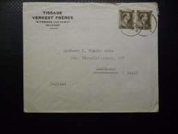 Belgie Old Post Card 1938 TISSAGE VERKEST... - ....-1951