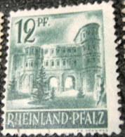 Germany 1947 French Zone Rhineland Pflaz 12pf - Mint - Otros & Sin Clasificación