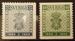 Sweden, 1955, Mi: 402/03 (MNH) - Unused Stamps