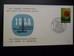 FDC België 1963 XVIe Congres International.. - 1961-1970