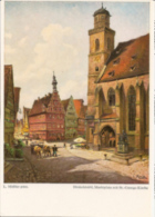Dinkelsbühl - Marktplatz Und Sankt Georgs Kirche - Dinkelsbuehl