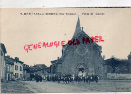 87 - MEZIERES SUR ISSOIRE - MEZIERE -PLADE DE L' EGLISE- EDITEUR ROY   1927 - Meziere Sur Issoire