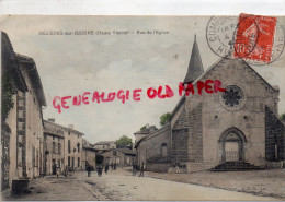 87 - MEZIERES SUR ISSOIRE - MEZIERE -  RUE DE L' EGLISE -1908- EDITEUR JSD -110 - Meziere Sur Issoire
